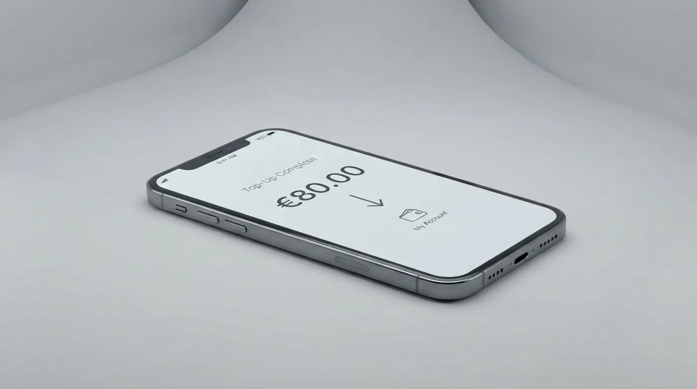 A phone showing a stablecoin transfer screen