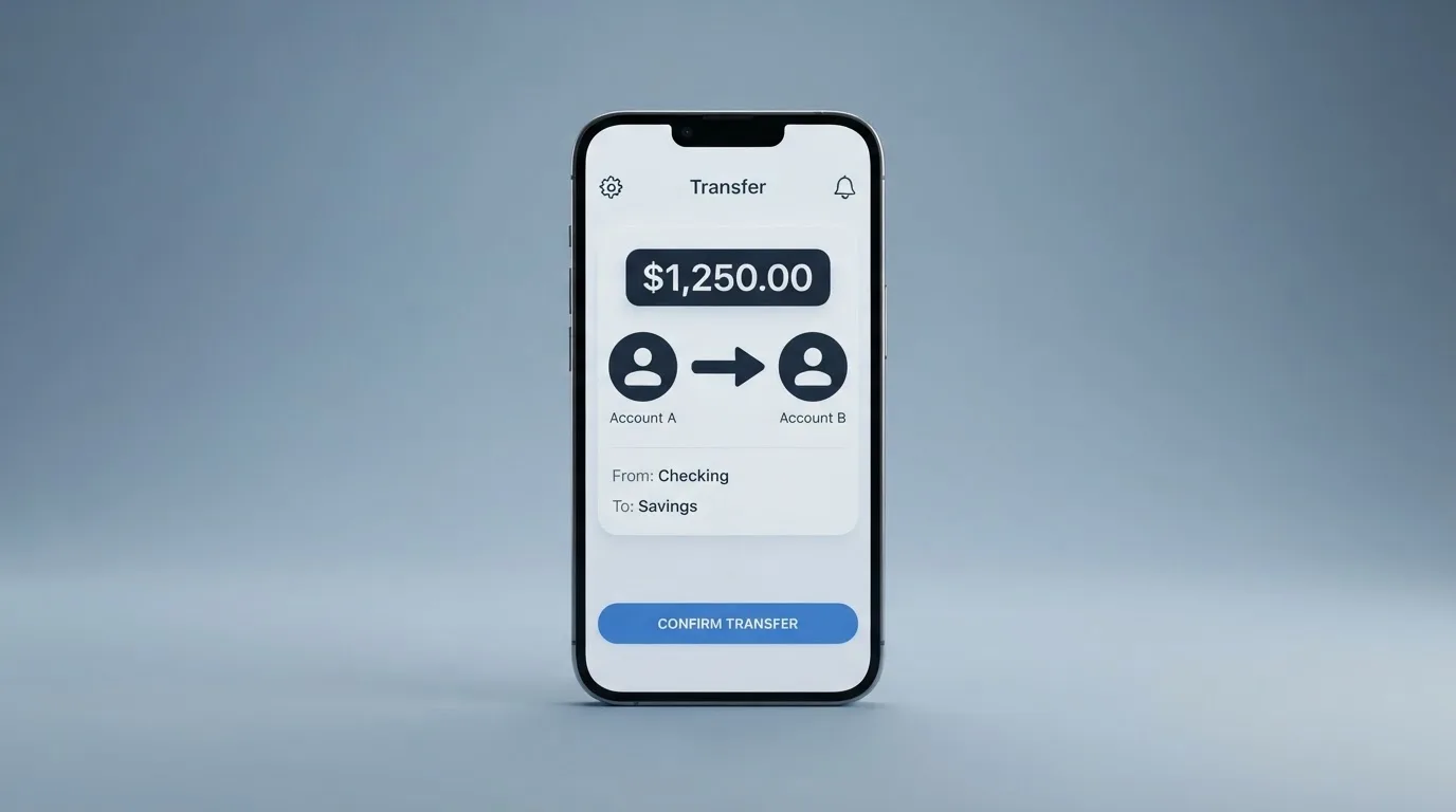 A phone showing a stablecoin transfer screen
